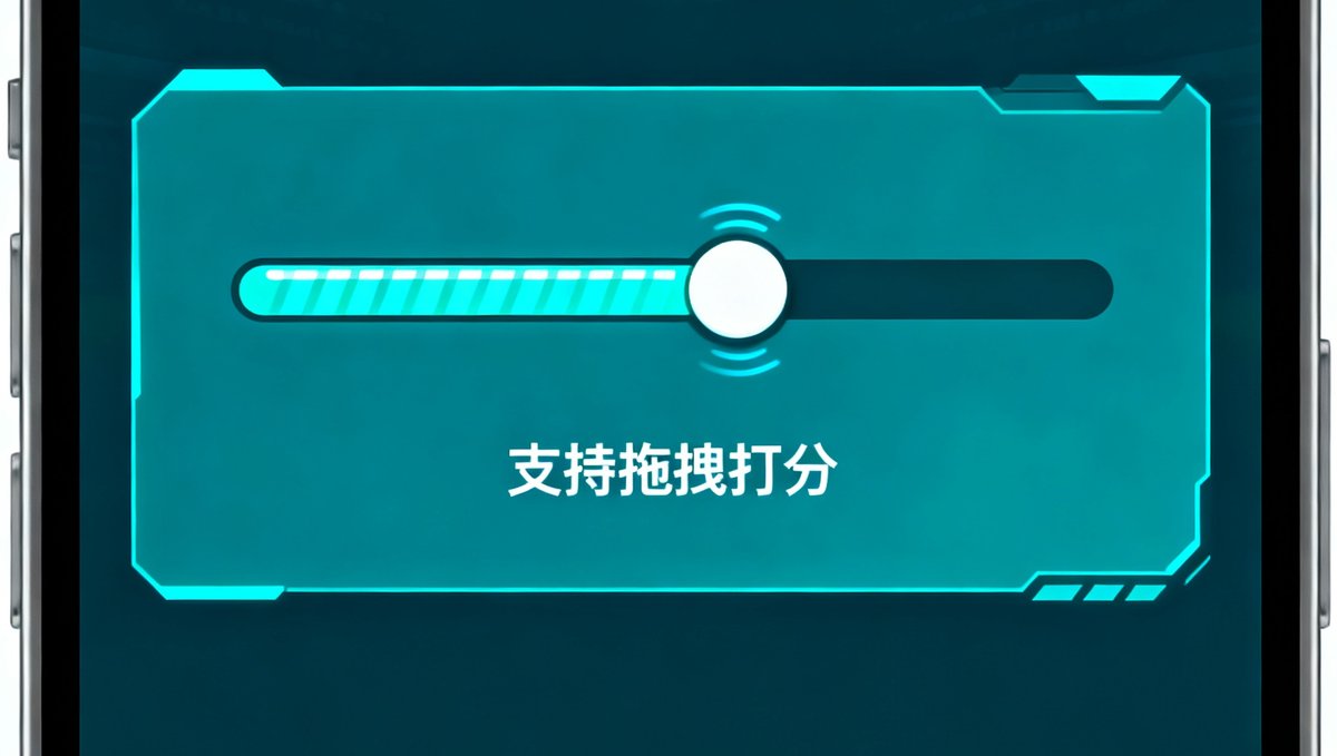 球迷社区功能升级，全新设计的赛后评分区界面，支持拖拽打分